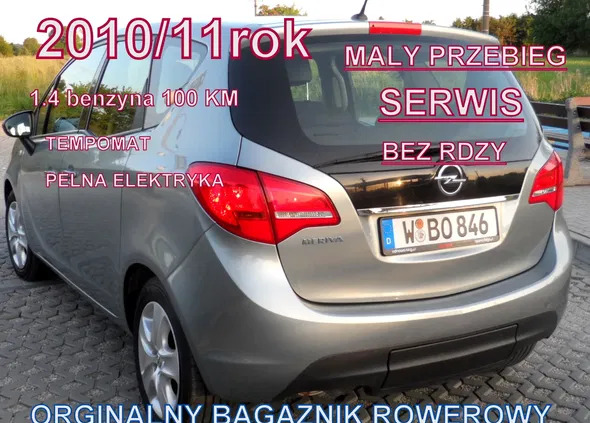 małopolskie Opel Meriva cena 23900 przebieg: 111407, rok produkcji 2010 z Brzesko